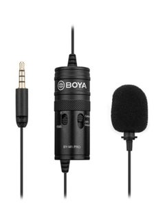 BOYA Omni Directional Lavalier Single Head Clip On Condenser Mic DD1874 Black  - Image 2
