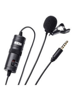 BOYA Lavalier Stereo Clip Microphone By-M1 Black  - Image 2