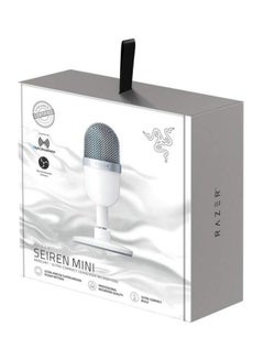 RAZER Seiren Mini USB Condenser Microphone: Professional Recording Quality, Precise Supercardioid Pickup Pattern, Tilting Stand, Shock Resistant, For Streaming and Gaming on PC - Mercury White  - Image 4