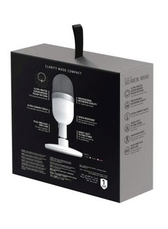 Seiren Mini USB Condenser Microphone: Professional Recording Quality, Precise Supercardioid Pickup Pattern, Tilting Stand, Shock Resistant, For Streaming and Gaming on PC - Mercury White - v1614796393/N42777738A_5