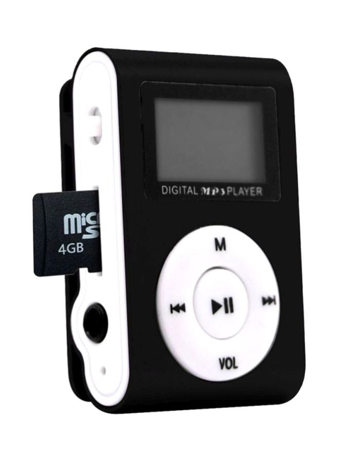 MARGOUN Digital LCD Clip Style MP3 Player MG01 Black 