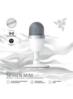 Seiren Mini USB Condenser Microphone: Professional Recording Quality, Precise Supercardioid Pickup Pattern, Tilting Stand, Shock Resistant, For Streaming and Gaming on PC - Mercury White - v1614796399/N42777738A_6