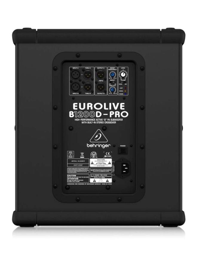 behringer Eurolive PA Subwoofer B1200DPRO Black - Image 2