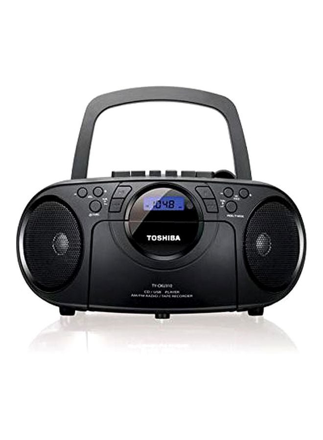 Toshiba - Radio Cassette Recorder With CD/USB TY-CKU310 (K) BLACK BS Black - Image 1