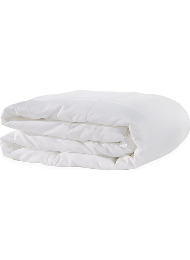 Solid Reversible Comforter Cotton White 230x220cm - Image 1