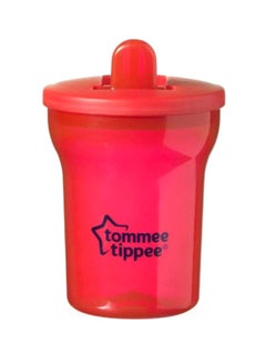 Essentials Free Flow First Beaker Sippy Cup, 200ml - Red