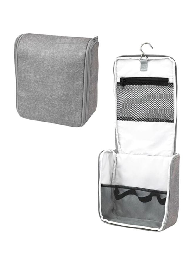 4-Piece Modern Changing Bag Set - Grey/Brown