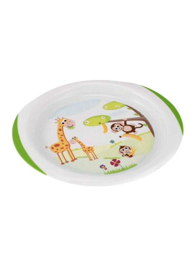 شيكو طقم أطباق طعام للأطفال مناسب من عمر 12 شهراً، بلون أبيض/أخضر من قطعتين - طراز CH068270 - Image 3