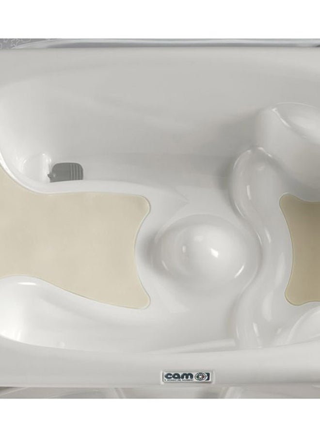 cam Bear Printed Bathroom Changing Table With Stand - Beige/White  - Image 5