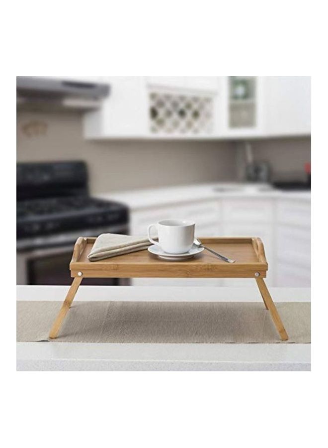 Home Basics Wooden Bed Tray Brown 51 x 31 x 7cm  - Image 4