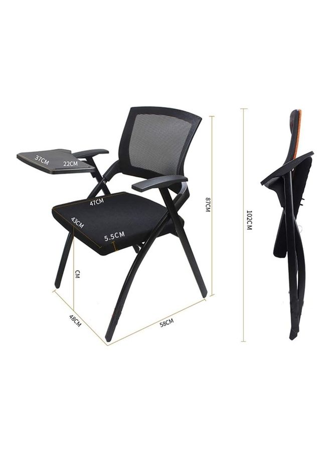 Cool Baby Fiber Home Study Chair Black 51x25x54cm - Image 2