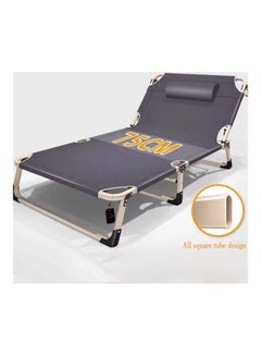 Multi-Functional Recliner Folding Bed Grey