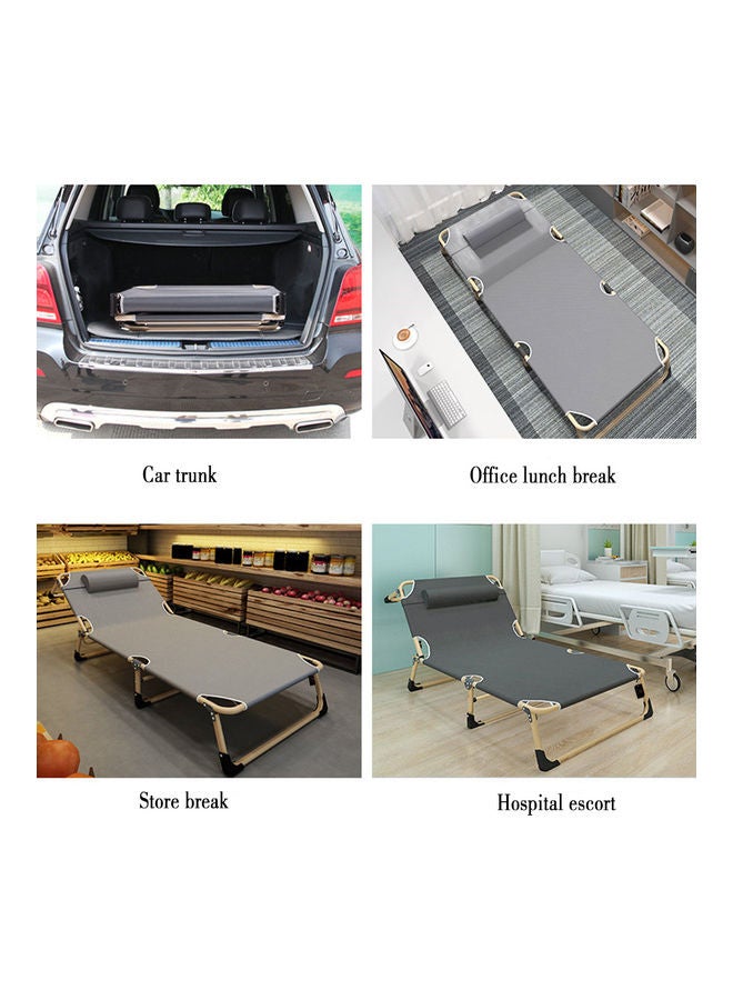 Sharpdo - Multi-Functional Recliner Folding Bed Grey - Image 1
