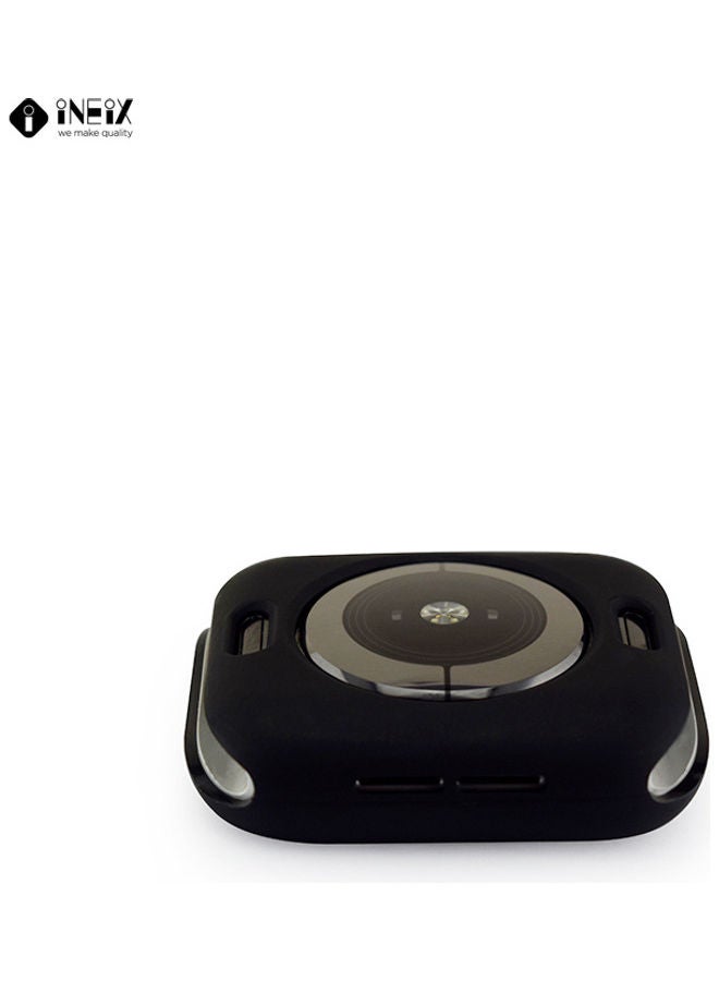 إينيكس غطاء حماية من السيليكون الناعم لساعة يد أبل مقاس 44 مم أسود - Image 3