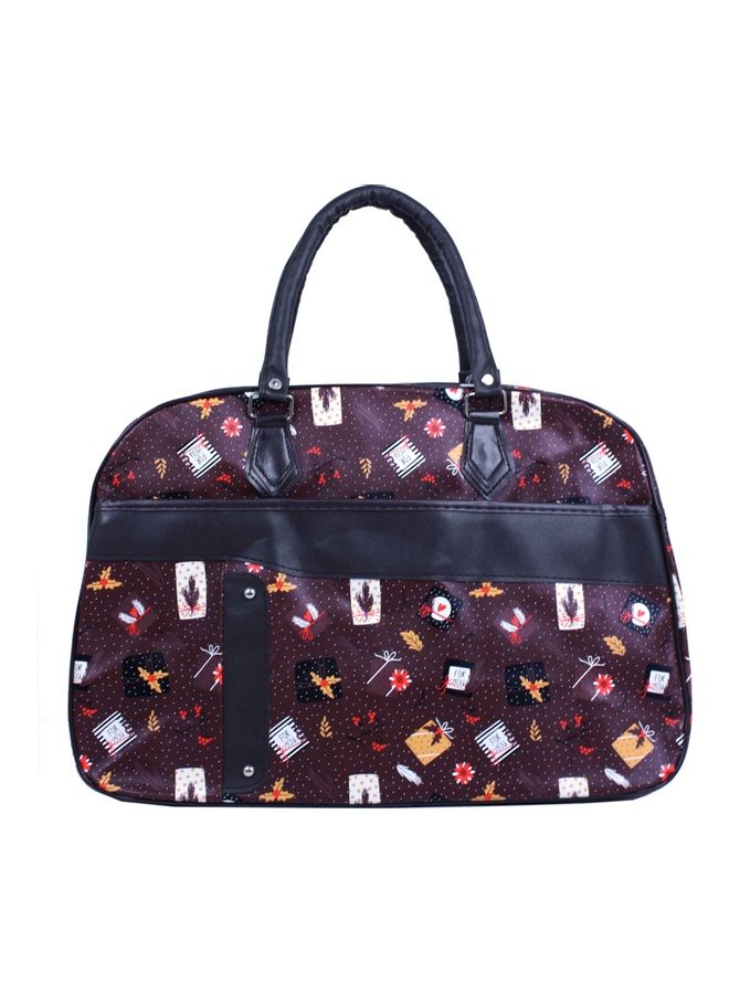 حقيبة سفر مربعات من قماش الكانفس متعدد الألوان