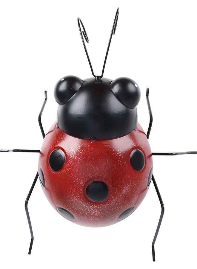 TOOARTS Decorative Metal  Ladybug Red/Black - Image 1