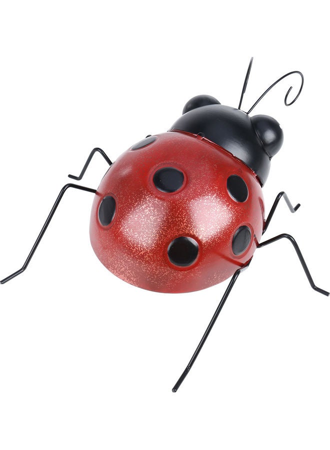 TOOARTS Decorative Metal  Ladybug Red/Black - Image 2