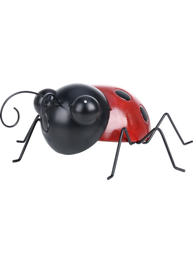 TOOARTS Decorative Metal  Ladybug Red/Black - Image 3