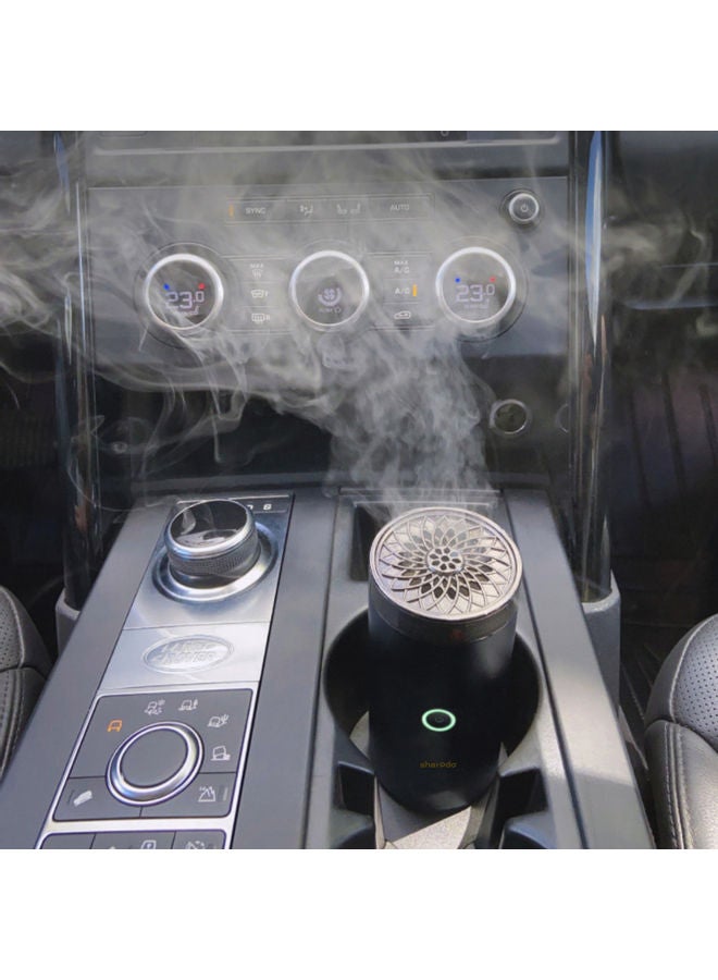 Sharpdo Portable Usb Large Cylinder Electric Incense Burner Black 14 x 7 x 7cm - Image 3