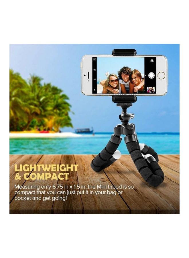 هوها حامل ثلاثي القوائم صغير الحجم وخفيف الوزن أسود - Image 4