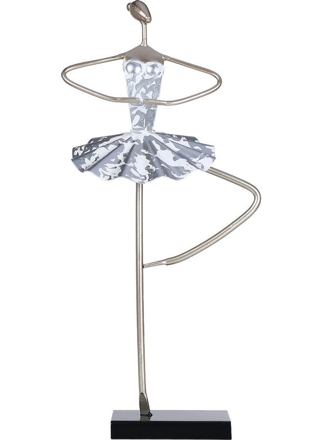 TOOARTS Decorative Metal Ballet Figurine Ballerina Statue Multicolour 38.5 x 14.5 x 19cm - Image 1
