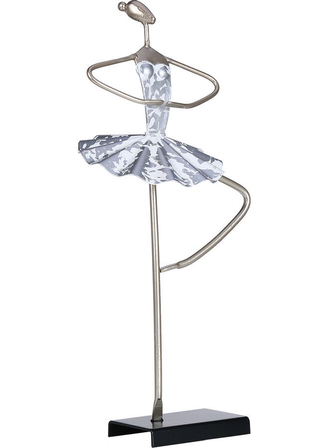 TOOARTS Decorative Metal Ballet Figurine Ballerina Statue Multicolour 38.5 x 14.5 x 19cm - Image 3