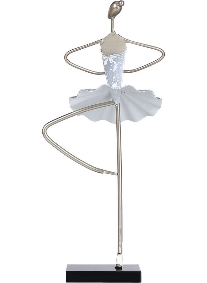 TOOARTS Decorative Metal Ballet Figurine Ballerina Statue Multicolour 38.5 x 14.5 x 19cm - Image 4