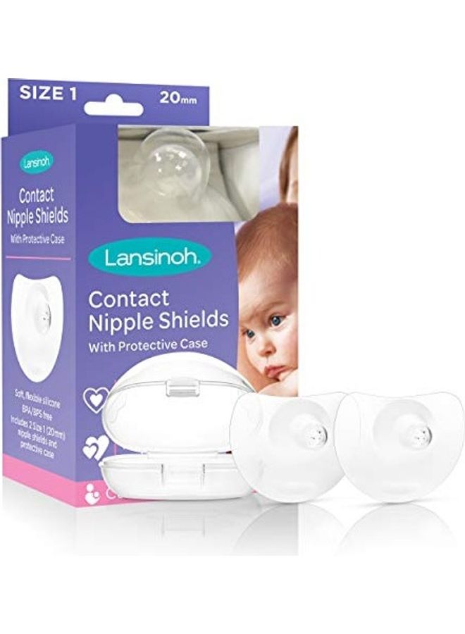 طقم واقيات الحلمات كونتاكت - قطعتين - Image 1