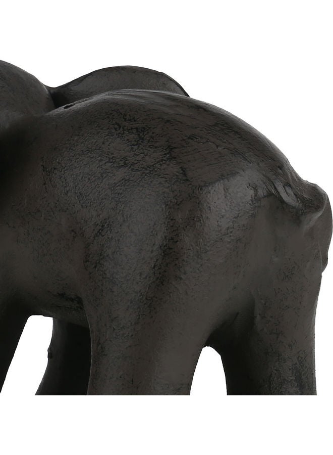 TOOARTS Decorative Iron Elephant Standing Long Trunk Grey 39 x 10 x 15cm  - Image 5