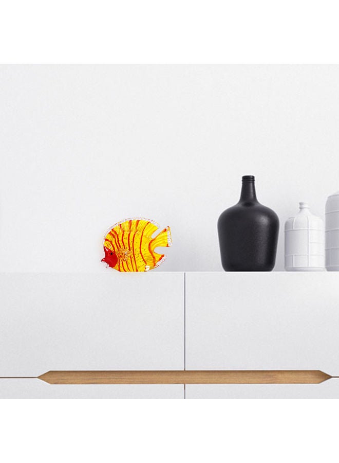 توراتس قطعة فنية من الزجاج المشكّل يدوياً على شكل سمكة متعدد الألوان - Image 4