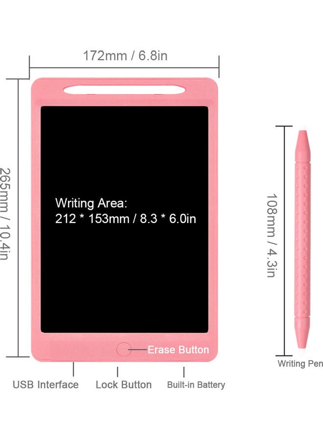 تابلت للكتابة والرسم قابل للمسح بشاشة LCD مع قلم - Image 4