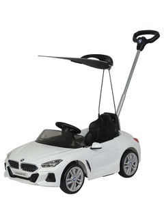Megastar Ride-On Push Car With Handle And Canopy 95.5x94.8cm  - Image 3