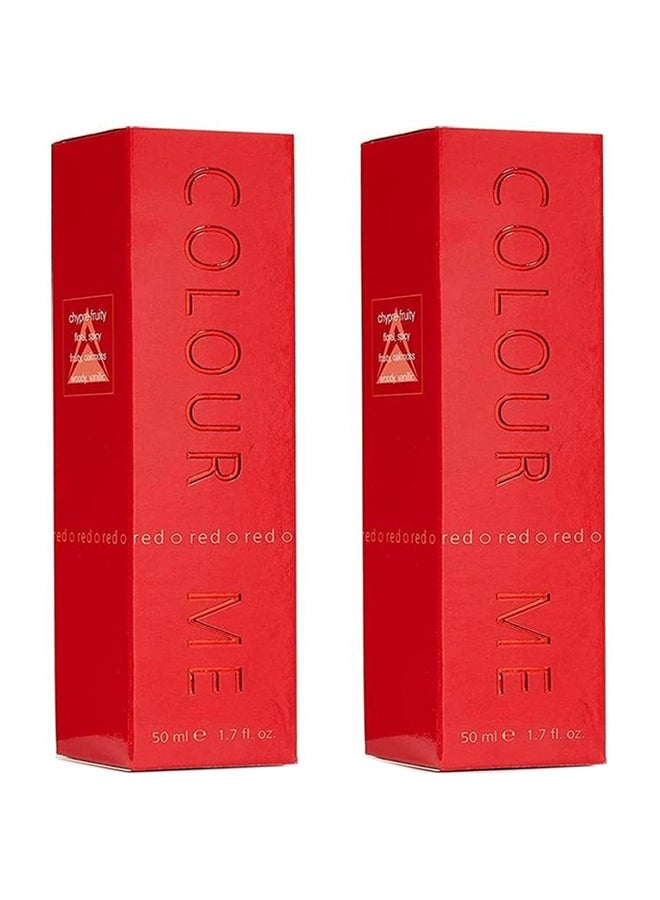 MILTON-LLOYD 2-Piece Colour Me Red EDT 50ml - Image 1