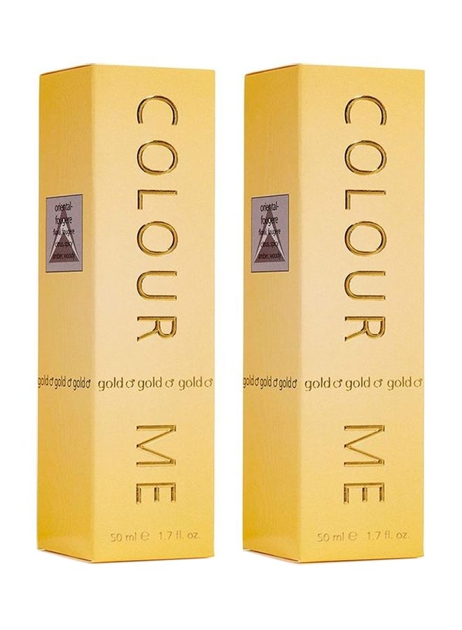MILTON-LLOYD 2-Piece Colour Me Gold EDT 50ml - Image 1