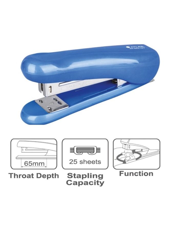 ATLAS Half Strip Metal Stapler Blue  - Image 2
