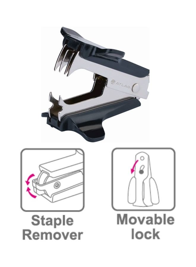 ATLAS Two Teeth Staple Remover Black/Silver  - Image 2