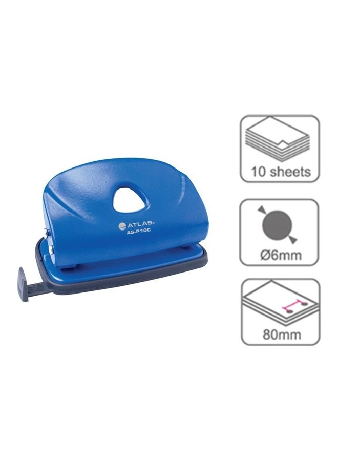 ATLAS - Heavy Duty Paper Punch Blue - Image 1
