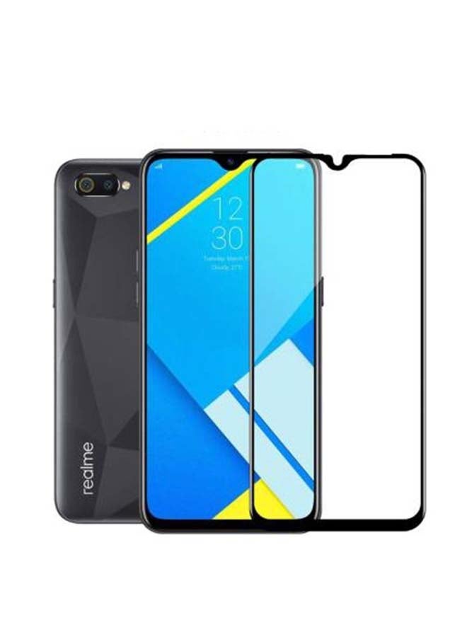 DUDAO Tempered Glass Screen Protector For Realme C2 CLEAR/BLACK - Image 4