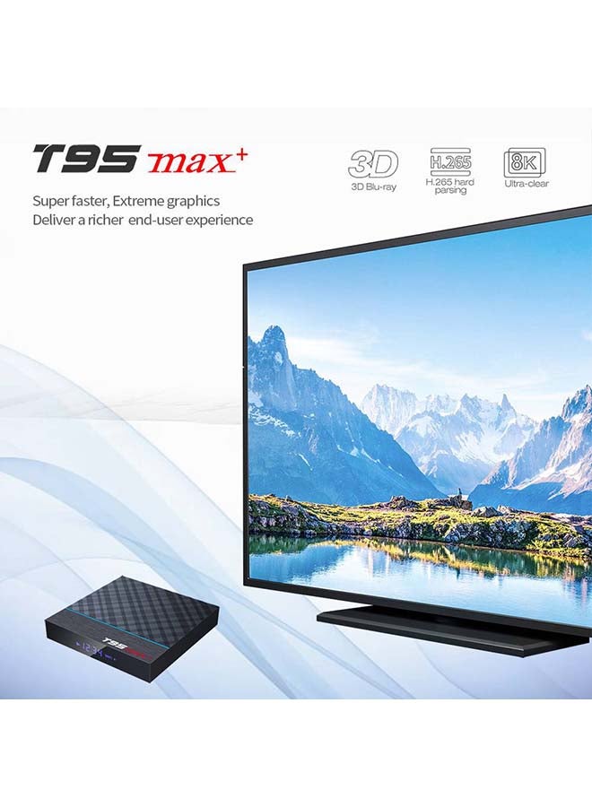 Wownect - T95 Max Plus Android TV Box ANTV-WO-T95MXP-4-64 Black - Image 1