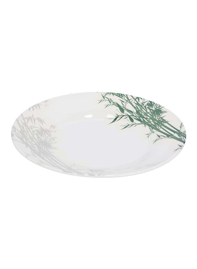 Royalford 8'' Dinner Plate, Multi Color White With Green Floral Design 8inch  - Image 2