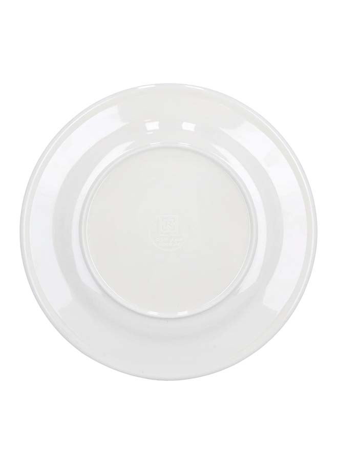 Royalford 8'' Dinner Plate, Multi Color White With Green Floral Design 8inch  - Image 3