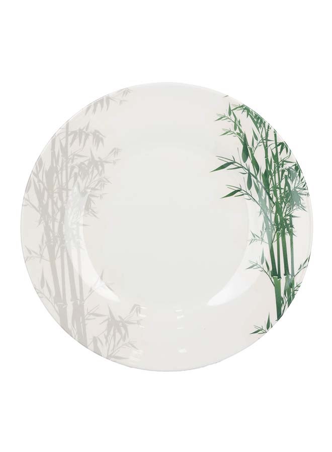 Royalford 8'' Dinner Plate, Multi Color White With Green Floral Design 8inch  - Image 4