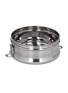 DELCASA Stainless Steel Lunch Box With Plate Silver 12.5x5x5cm  - Image 3