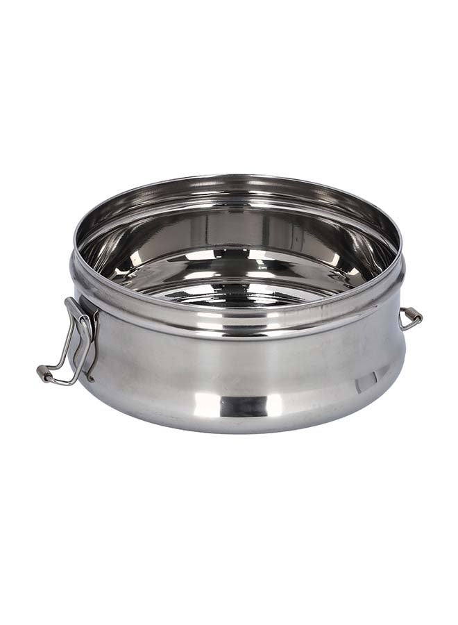 DELCASA Stainless Steel Lunch Box With Plate Silver 12.5x5x5cm  - Image 3