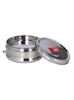 DELCASA Stainless Steel Lunch Box With Plate Silver 12.5x5x5cm  - Image 5