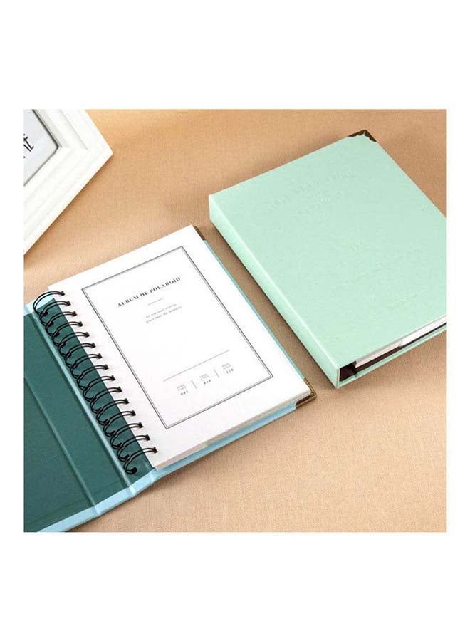 Ozone - 120 Pockets Mini Photo Album For Fujifilm Instax Mini 9 8 7 7S 50 70 90 / Instax SP-1/ Polaroid Instant Camera And Name Card Ice Blue - Image 1