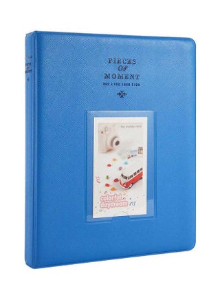 128 Pockets Mini Photo Album For Fujifilm Instax Mini 9 8 7 7S 50 70 90 / Instax SP-1/ Polaroid Instant Camera And Name Card Blue - v1614840472/N44874790A_1