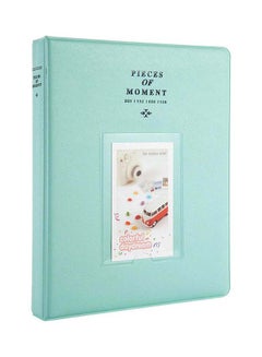 Ozone 128 Pockets Mini Photo Album For Fujifilm Instax Mini 9 8 7 7S 50 70 90 / Instax SP-1/ Polaroid Instant Camera And Name Card Ice Blue  - Image 1