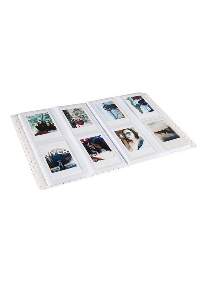 Ozone - 128 Pockets Mini Photo Album For Fujifilm Instax Mini 9 8 7 7S 50 70 90 / Instax SP-1/ Polaroid Instant Camera And Name Card Grey - Image 1