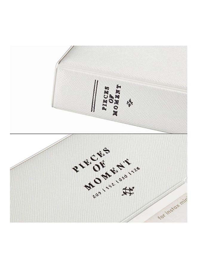 Ozone - 128 Pockets Mini Photo Album For Fujifilm Instax Mini 9 8 7 7S 50 70 90 / Instax SP-1/ Polaroid Instant Camera And Name Card Grey - Image 1